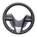 Eiseng Car Steering Wheel Cover For 2010 2011 Black Leather With Thread. Fixed Price $58.26.