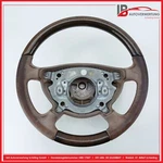 Mercedes Benz E-class S211 E500 Leather Steering Wheel Wood .... Fixed Price $233.37.