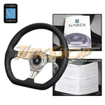 Italy Nardi Kallista Pelle 350MM Steering Wheel Polish Black Leather Perforated. Fixed Price $449.95.