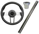 Rhox Aviator Club Precedent Golf Cart Steering Wheel Kit - Carbon Fiber. Fixed Price $175.00.