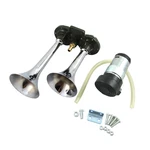 115DB Dual Trumpet Compact Air Horn Compressor Chrome Volt Car Truck. Fixed Price $28.97.