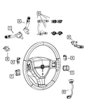 Genuine Mopar Steering Wheel Wiring 68038960AA. Fixed Price $22.29.