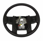 New Oem 13-16 Ford Super Duty Black Leather Steering Wheel W/ Cruise Control. Fixed Price $360.95.