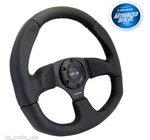 Nrg Race Style Steering Wheel Black Leather With Stitch 320MM RST-009R. Fixed Price $135.00.