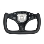 Yoke Leather Steering Wheel For Tesla Model X 16-20 14-20 With Heated. Fixed Price $249.00.