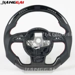 Carbon Fiber Led Steering Wheel For Audi RS3 RS4 RS5 RS6 RS7 A5 12-16. Fixed Price $499.00.