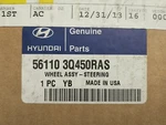 Genuine Hyundai 56110 3Q450RAS Steering Wheel Assembly For 2011-2014 Sonata Oem. Fixed Price $350.00.