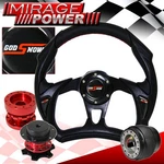 Battle Style Pvc Steering Wheel Red Quick Release Hub Extender For 92-96 Prelude. Fixed Price $70.99.