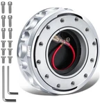 Silver Steering Wheel Twist Lock Quick Release Hub Adapter KITS-J2 Engineering. Fixed Price $59.49.