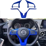 Glossy Blue Steering Wheel Interior Decoration Cover Trim. Fixed Price $41.98.