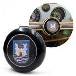 Vw Steering Wheel Wolfsburg Crest Horn Button Fits 1962-71 Beetle Ghia Type 3. Fixed Price $94.50.