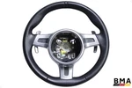 Porsche 987 Boxster Spyder Pdk Front Black Leather Steering Wheel 2011 2012 Oem. Fixed Price $749.99.