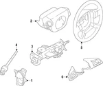 Genuine Nissan Steering Wheel 48430-6TA7D. Fixed Price $864.67.
