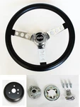 New! Ss Chevelle Nova Camaro Impala Grant Black Steering Wheel 13.5" 1/2". Fixed Price $119.92.