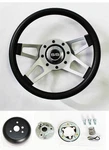 64 65 Chevelle Camino Grant Black Spoke Steering Wheel 13 1/2" Ss Cap. Fixed Price $159.49.