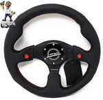 New Reinforced Nrg Innovations Steering Wheel RST-007R + U.s.p.l Air Freshener. Fixed Price $147.40.