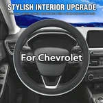 White 15" Steering Wheel Cover Genuine Leather For Chevy Silverado 1500 2500 Hd. Fixed Price $23.99.