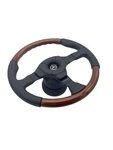 Mercedes-benz W124 E-class Momo Wood Dark Fighter Steering Wheel 350MM Kit. Fixed Price $514.45.