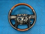 Oem Lexus GX460 Steering Wheel Black Wood Trim Non-heated W/ Switches 2010-2013. Fixed Price $495.00.