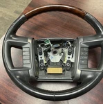 2008-2012 Lincoln Mkz Steering Wheel Leather Wood Grain Cruise 8H633F563FD35B8. Fixed Price $60.00.