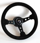 Steering Wheel Fits For Chevrolet Chevy Suede Leather Deep Dish Camaro 69-92'. Fixed Price $197.80.