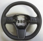 Steering Wheel Black Leather, Fits 20-24 Tesla Y 165673. Fixed Price $212.50.