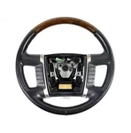2010-2012 Lincoln Mkz Black Leather Wood Grain Steering Wheel Cruise Radio Oem. Fixed Price $87.24.