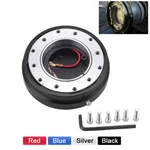 Black 6 Hole Steering Wheel Quick Release Hub Racing Adapter Snap Off Bolt. Fixed Price $18.88.