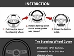 5 Pack Tzarrot Accessories Set, Bling Steering Wheel Cover For Women Universal. Fixed Price $44.99.