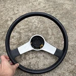 1980 Monza 1974-1987 Chevette Spyder Steering Wheel Aluminum Black 2 Spoke 15". Fixed Price $59.99.