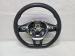2015-2018 Volkswagen Jetta Steering Wheel 3 Spoke Multifunction Leather Stitches. Fixed Price $140.00.