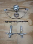 Chevy Corvair Monza 900 Fender Emblems,horn Oem 3815062,3817965,765913,765911. Fixed Price $59.00.