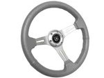 Volante S6 Series Sport Leather Steering Wheel ST3014GRY. Fixed Price $207.99.