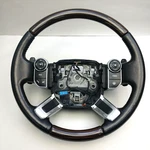2013-2022 Land Rover Range L405 Wood Leather Steering Wheel Black Oem. Fixed Price $179.99.