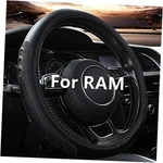 Yangday Leather Steering Wheel Cover For Dodge Ram 1500 2500 3500, 15.5 Black. Fixed Price $39.75.