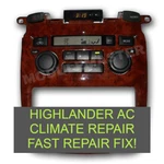 01 02 03 04 05 06 07 Toyota Highlander A/c Heater Climate Control Fast Fix !!!. Fixed Price $142.99.