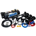 Hornblasters 4-CHIME 3-LITER Air Kit 12 Volt 110 Psi. Fixed Price $299.99.