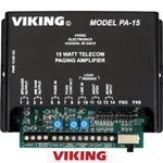 Viking PA-15 Paging Amplifier System And Loud Ringer Up To 8 Ohm Speakers. Fixed Price $199.95.