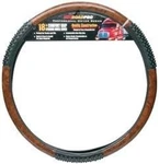 Roadpro RPSW-3003 18 Inch Black/wood Grain Comfort Grip Steering Wheel Cover. Fixed Price $28.32.