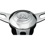 Lecarra 3455 Domed Billet Horn Cover Assembly, Fits V8 Logo, Polished. Fixed Price $91.95.