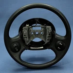 Gm Oem Very Dark Pewter Vinyl Steering Wheel #22714757 For 2003 Saturn Ion Lvl. Fixed Price $101.65.
