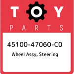 45100-47060-C0 Toyota Wheel Assy, Steering 4510047060C0, New Genuine Oem Part. Fixed Price $665.02.