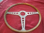 Jaguar E-type Series & Ii Wooden Steering Wheel, Original With Patina. Fixed Price $274.94.