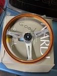 Nardi Classic 36 Steering Wheel Mahogany With Glossy Spokes Size 14.17 Inch.. Fixed Price $400.00.