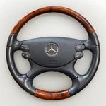 03-09 Mercedes R230 SL550 CLK550 Steering Wheel Wood W/ Paddle Shifters Oem. Fixed Price $250.00.