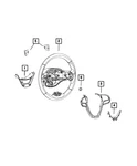 Genuine Mopar Steering Wheel Bezel 6EP49JXPAD. Fixed Price $43.02.