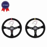 14IN 6 Hole Rastp Car Steering Wheel Deep Dish Horn Universal Us. Fixed Price $45.35.
