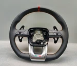 Lamborghini Urus Steering Wheel New Orange Stitch Candy Red Marker 4ML491091. Fixed Price $2335.00.