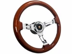 1969-89 Cadillac 14" Mahogany Wood Steering Wheel Kit, Telescopic Adapter. Fixed Price $281.59.
