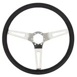 Gm 6-BOLT 15" Leather Wrapped Classic 2.5" Dish Steering Wheel W/ 3 Slot Spokes. Fixed Price $249.99.
